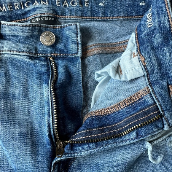 American Eagle Outfitters Light Blue Skinny Jeans size 0 - Picture 10 of 11